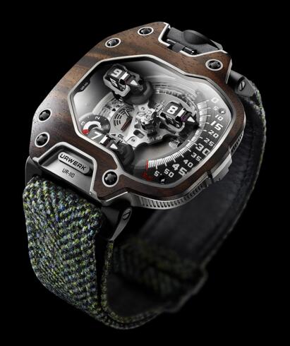 Urwerk men watch Replica UR-110 EASTWOOD MACASSAR EBONY